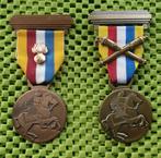 2 x Medaille - MILITAIR - Marche de 'Armée Luxembourg, Verzamelen, Militaria | Algemeen, Nederland, Overige soorten, Ophalen of Verzenden