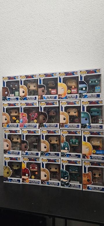 Funko Pop: Captain Marvel (20 Pops) beschikbaar voor biedingen