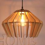 Moderne design houten hanglamp, Ophalen of Verzenden, Zo goed als nieuw, Hout, Minder dan 50 cm