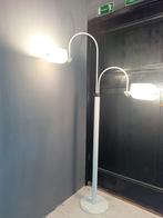 gepo/Dijkstra vloerlamp met glazen kappen., Huis en Inrichting, Lampen | Vloerlampen, Jaren 70 vintage, Gebruikt, Ophalen of Verzenden