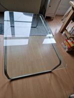 Glazen Salontafel, Huis en Inrichting, Ophalen, Gebruikt, 100 tot 150 cm, 50 tot 100 cm