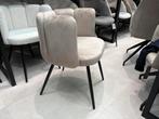 High Five Chair Sand White Velvet | Slechts €94,99 per stuk, Bruin, Nieuw, Ophalen of Verzenden, Stof