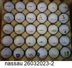 Golfballen  Z G A N gebruikt 30 stuks Nassau 26032023, Bal(len), Ophalen of Verzenden, Zo goed als nieuw