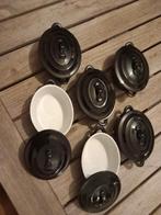 6 Mini Pannetjes, Ophalen of Verzenden, Gebruikt, Overige materialen, Overige typen