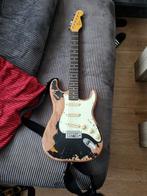 John Mayer black1 black 1 stratocaster relic, Muziek en Instrumenten, Solid body, Ophalen of Verzenden, Zo goed als nieuw