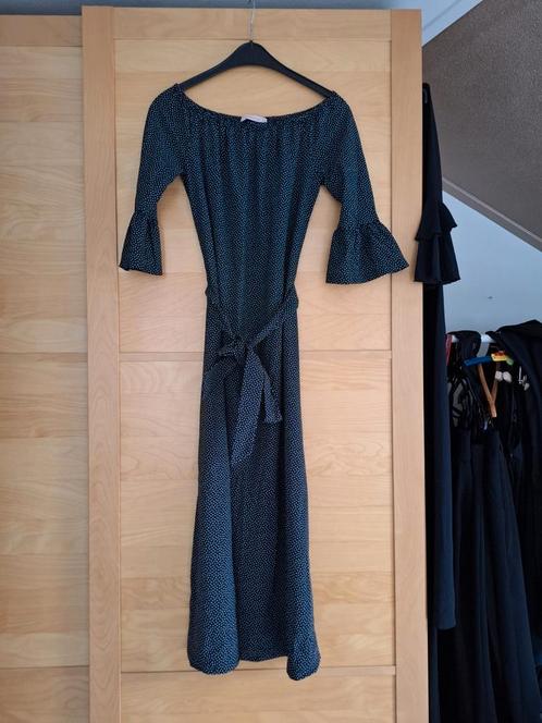Studio Anneloes polkadot jurk L, Kleding | Dames, Rokken, Nieuw, Maat 42/44 (L), Zwart, Onder de knie, Ophalen of Verzenden
