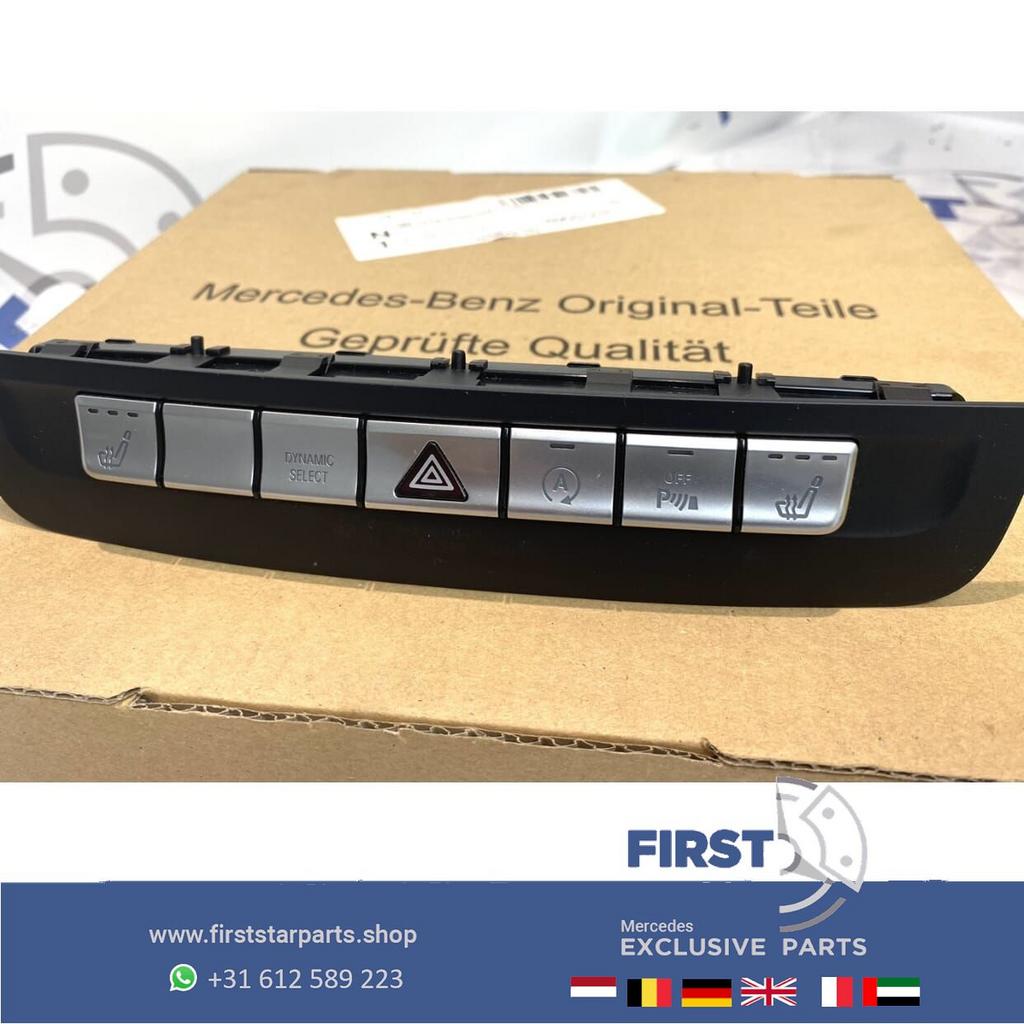 A2469058102 radio knoppen alarmlicht schakelaar Mercedes A B, Gebruikt, -, Ophalen of Verzenden, -