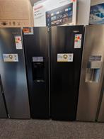 Whirlpool Amerikaanse Koelkast - No Frost, Zwart, Ophalen, 200 liter of meer, 60 cm of meer, Met aparte vriezer