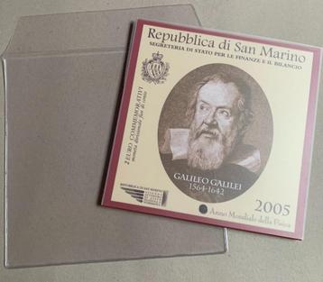 Hoesje voor opbergen 2 Euro blister San Marino 2004 en 2005 beschikbaar voor biedingen