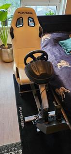 Nieuwstaat gaming wit leren racestoel Evolution Playseat, Ophalen, Zo goed als nieuw, Playseat of Racestoel, PlayStation 5