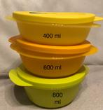 Tupperware Magnetron Schalen Set - Nieuw!, Ophalen of Verzenden, Nieuw, Geel, Schaal