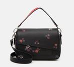 Nieuwe Desigual Tas met Bloemen, Sieraden, Tassen en Uiterlijk, Tassen | Damestassen, Ophalen of Verzenden, Nieuw, Zwart, Handtas