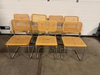 Set van 7 Marcel Breuer B32 Cesca-stoelen, Huis en Inrichting, Stoelen, Ophalen, Gebruikt, Vijf, Zes of meer stoelen