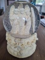 Antieke speeldoos met snow globe angels, Antiek en Kunst, Ophalen of Verzenden