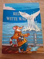 Red de witte walvis, boek van Geronimo Stilton, Ophalen of Verzenden, Gelezen, Geronimo Stilton, Fictie algemeen