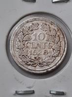 10 CENT 1928 WILHELMINA KM# 163., Postzegels en Munten, Munten | Nederland, Verzenden, Zilver, 10 cent, Koningin Wilhelmina