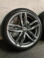 Volkswagen / Audi 18 inch velgen incl winterbanden zgan, 18 inch, Banden en Velgen, 225 mm, Winterbanden