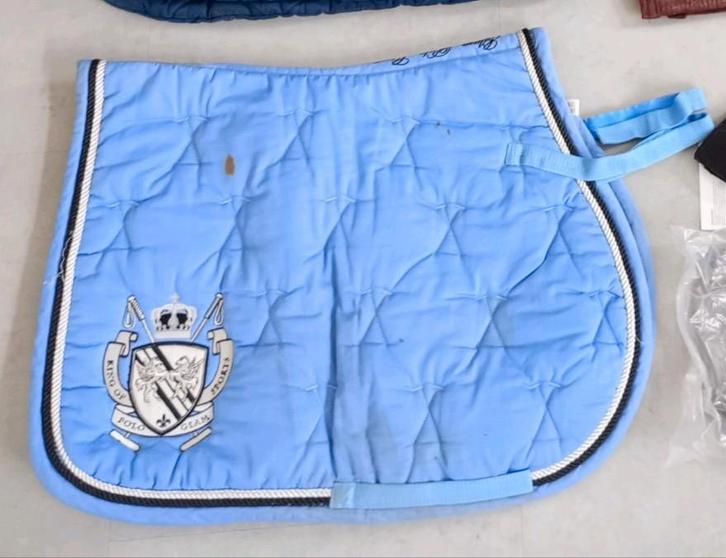 Lichtblauw hv-polo vzh dekje maat full, Dieren en Toebehoren, Paarden en Pony's | Dekens en Dekjes, Gebruikt, Dekje, Ophalen of Verzenden