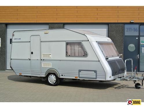 Kip Grey Line 44 EK|Voortent|Zonnepaneel|Garantie|Zeer nette, Caravans en Kamperen, Caravans, Bedrijf, tot en met 2, 750 - 1000 kg