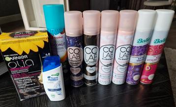 7x Dry Shampoo, Garnier Olia haarverf, shampoo  beschikbaar voor biedingen