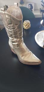 Cowboylaars ( goud ), Ophalen of Verzenden, Zo goed als nieuw, Sneakers of Gympen