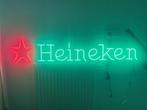 Heineken neon bord reclame lamp lichtbak + dimmer + ketting, Nieuw, Reclamebord, Plaat of Schild, Heineken, Ophalen of Verzenden