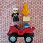 Duplo Brandweerauto met Brandweerman, Ophalen of Verzenden, Zo goed als nieuw, Duplo