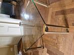 Salon tafel/ bijzet tafel Peter Ghyczy T24, Huis en Inrichting, Tafels | Salontafels, Ophalen, Gebruikt, Vierkant, Glas