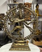 Vuurvergulde Shiva Nataraja – Ladakh, Ophalen of Verzenden, Gebruikt