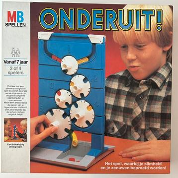 Hét Vintage gezelschapsspel Onderuit van MB COMPLEET beschikbaar voor biedingen