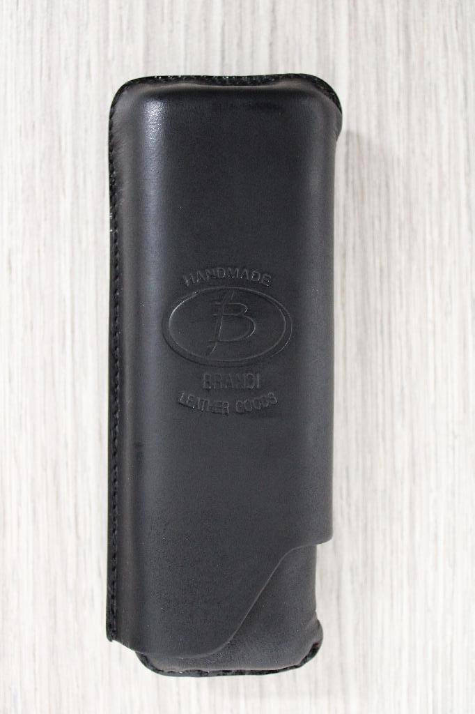 Sigarenetui van glad leer, Verzamelen, Rookartikelen, Aanstekers en Luciferdoosjes, Nieuw, Tabaksdoos of Verpakking, Ophalen of Verzenden