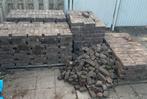 Antieke trommelstenen Waalformaat, Tuin en Terras, Tegels en Klinkers, Ophalen, Gebruikt, Klinkers, 10 m² of meer