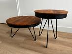 Set van 2 Troubadour So True salontafels, Ophalen, Minder dan 45 cm, Minder dan 55 cm, Rond