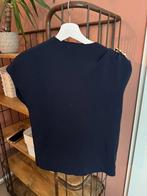 Zara | Donkerblauwe top, Kleding | Dames, Tops, Maat 42/44 (L), Zo goed als nieuw, Zonder mouw, Verzenden