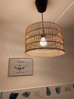 Rotan Hanglamp met ophangsysteem - Sfeervolle Verlichting, Ophalen of Verzenden, Zo goed als nieuw, Overige materialen, Minder dan 50 cm