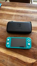 Nintendo switch lite, blauw, Spelcomputers en Games, Spelcomputers | Nintendo Switch Lite, Ophalen of Verzenden, Zo goed als nieuw
