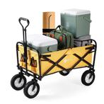 Packaway 70KG Opvouwbare Bolderkar Wasbaar Polyester - GEEL, Caravans en Kamperen, Bolderkarren, Verzenden, Opvouwbaar, Nieuw