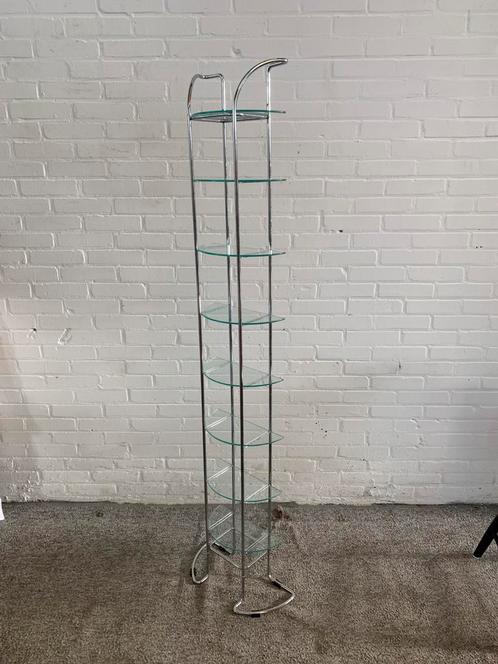 Vintage vitrinekast etagère Bauhaus jaren 80, Huis en Inrichting, Woonaccessoires | Etagères, Ophalen of Verzenden