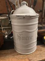 Emaille suiker pot, Antiek en Kunst, Ophalen of Verzenden