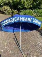 Retro CAMPARI parasol, dik katoen, compleet, Ophalen, Gebruikt, Kantelbaar, 1 tot 2 meter