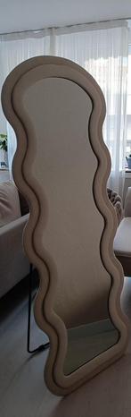 Wavy Teddy Spiegel Beige Creme, Ophalen, Zo goed als nieuw