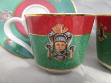 2 x Kop en 1Schotel Hutschenreuther Semperoper Dresden Dekor beschikbaar voor biedingen