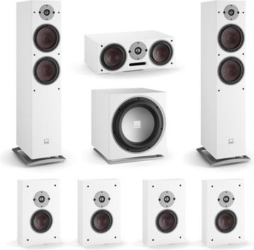 Dali Oberon 7 - Wit 7.1 Surround Bundel !!! beschikbaar voor biedingen