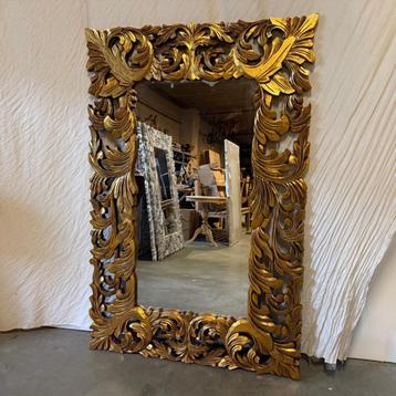 Barok Spiegel - houten lijst -150 x 100 cm - TTM Wonen beschikbaar voor biedingen