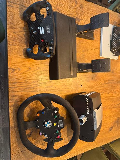 Fanatec Wheel Base, Pedalen & 2 Sturen (BMW & F1), Spelcomputers en Games, Spelcomputers | Overige Accessoires, Gebruikt, Ophalen
