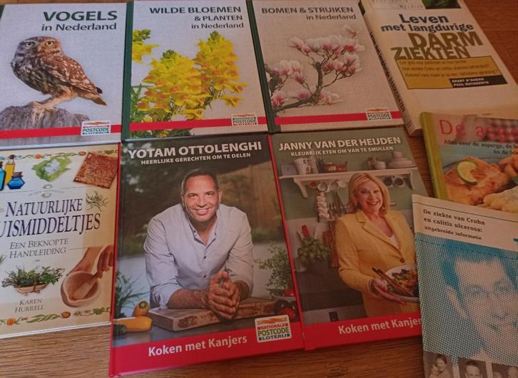 17 boeken! Darmziektes,Natuur,Koken,Romans,taalgids en meer!, Boeken, Partijen en Verzamelingen, Zo goed als nieuw, Verschillende onderwerpen
