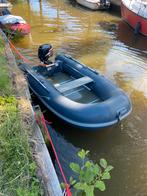 Seafinder rubberboot met suzukie 6 pk 4 takt moter, Watersport en Boten, Rubberboten, Gebruikt, Benzine, Minder dan 70 pk, Ophalen