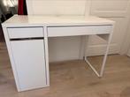 Bureau Micke wit 105 cm breed, Huis en Inrichting, Bureaus, Ophalen, Zo goed als nieuw