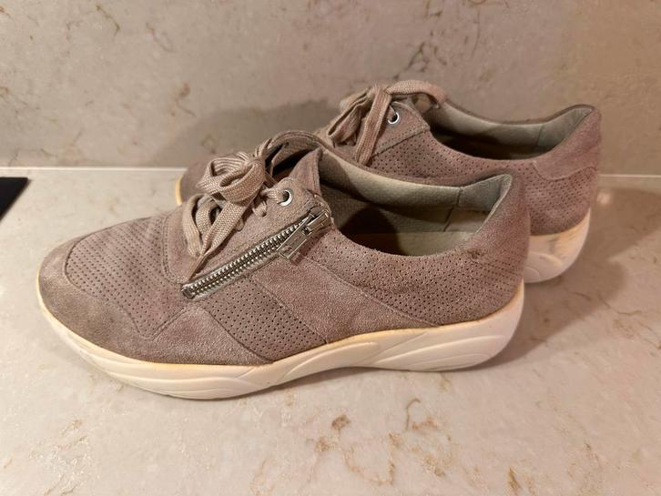Solidus Suède Gympen Beige Maat 41, Kleding | Dames, Schoenen, Gedragen, Sneakers of Gympen, Beige, Ophalen of Verzenden