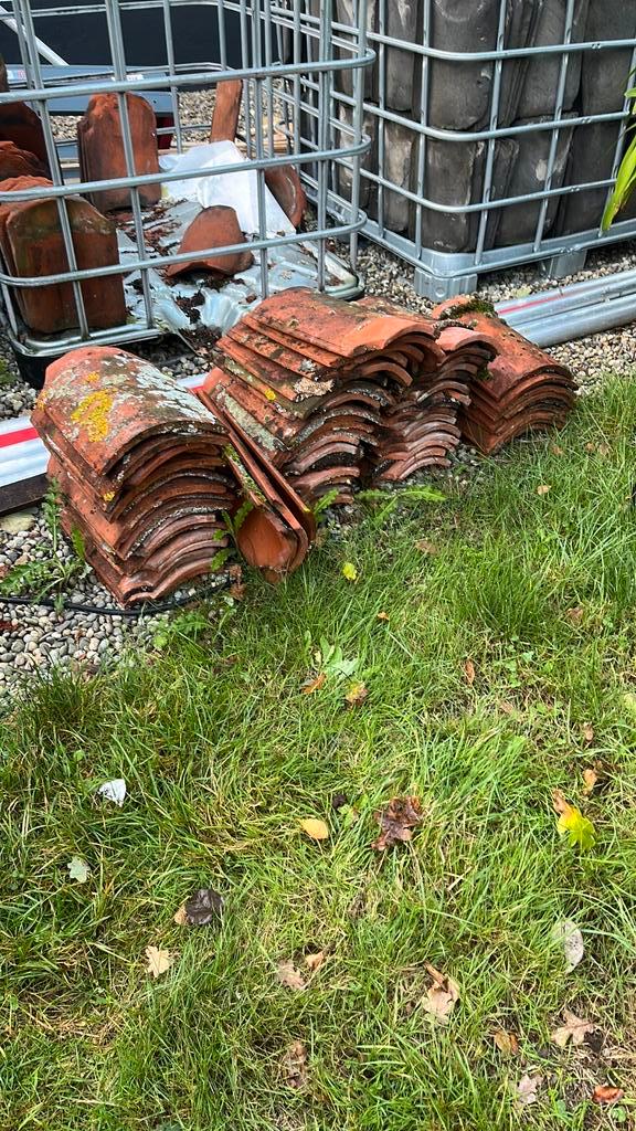 60 oudhollandse nokvorsten rood, Doe-het-zelf en Verbouw, Dakpannen en Dakbedekking, Zo goed als nieuw, Dakpannen, Steen of Klei